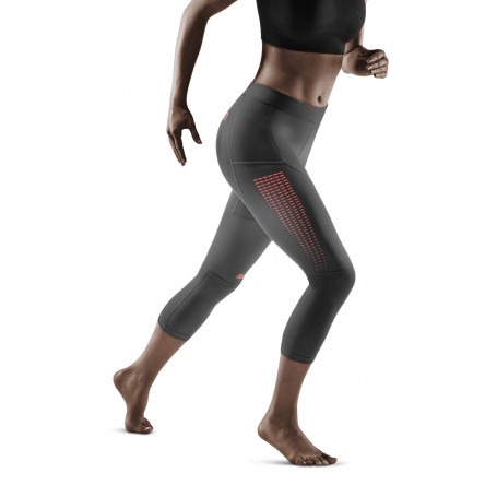 Run Compression Tights 3/4 3.0 - Grey / Coral CEP - 1