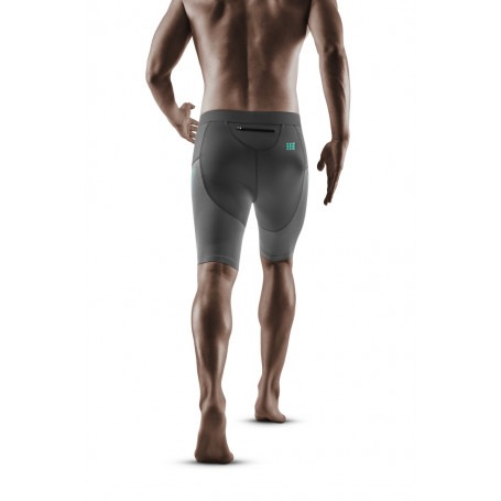 Run Compression Shorts 3.0 - Grey / Mint CEP - 2