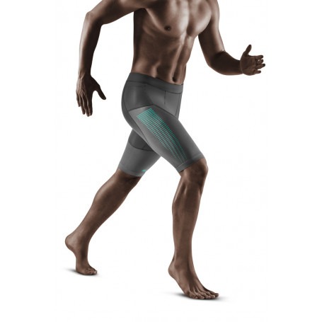 Run Compression Shorts 3.0 - Grey / Mint CEP - 1