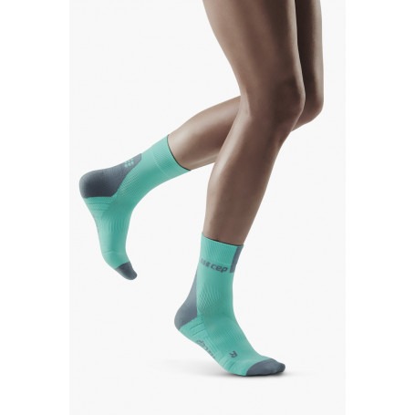 Compression Short Socks 3.0 - Coral / Grey CEP - 9