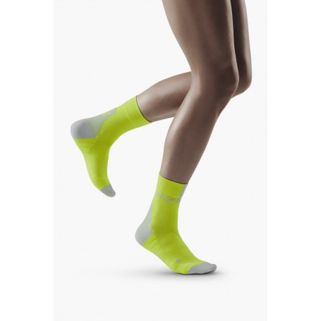 Compression Short Socks 3.0 - Coral / Grey CEP - 11