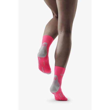 Compression Short Socks 3.0 - Coral / Grey CEP - 14